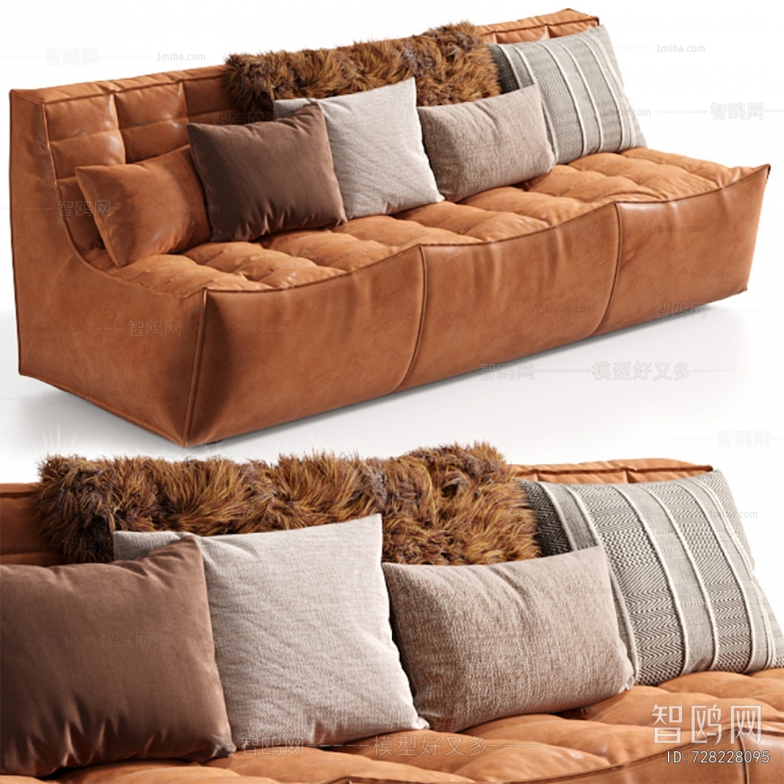 Modern Three-seat Sofa