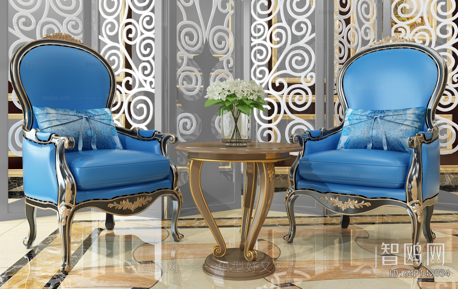 European Style Single Sofa