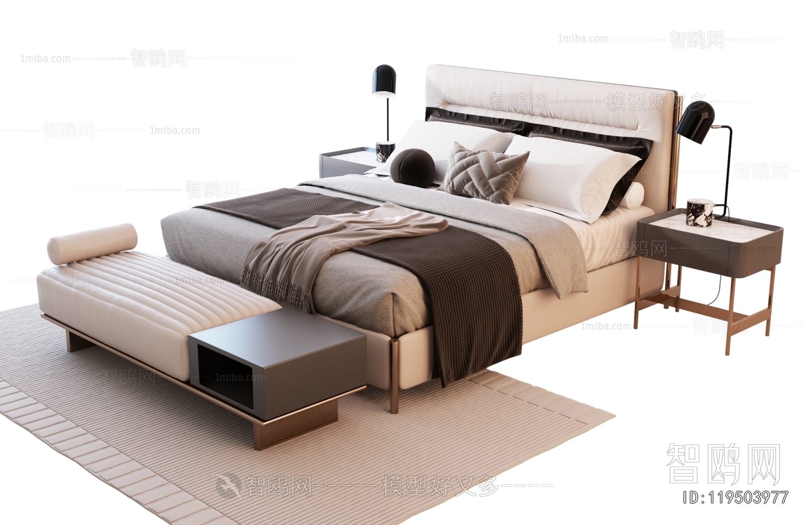 Modern Double Bed