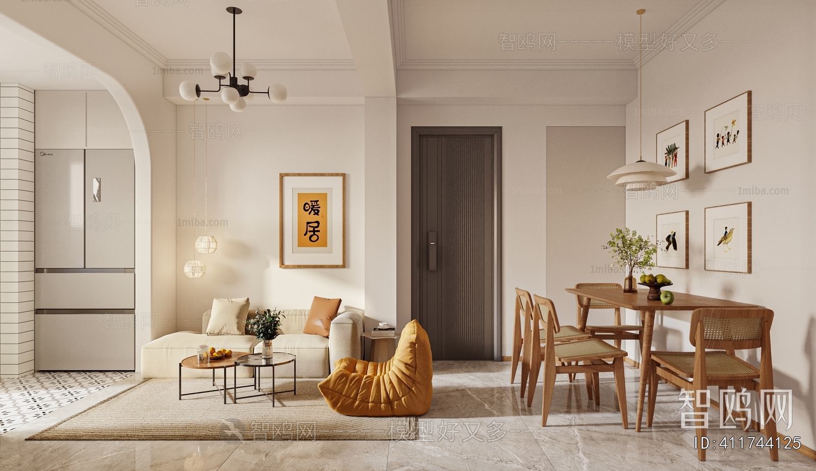 Nordic Style A Living Room