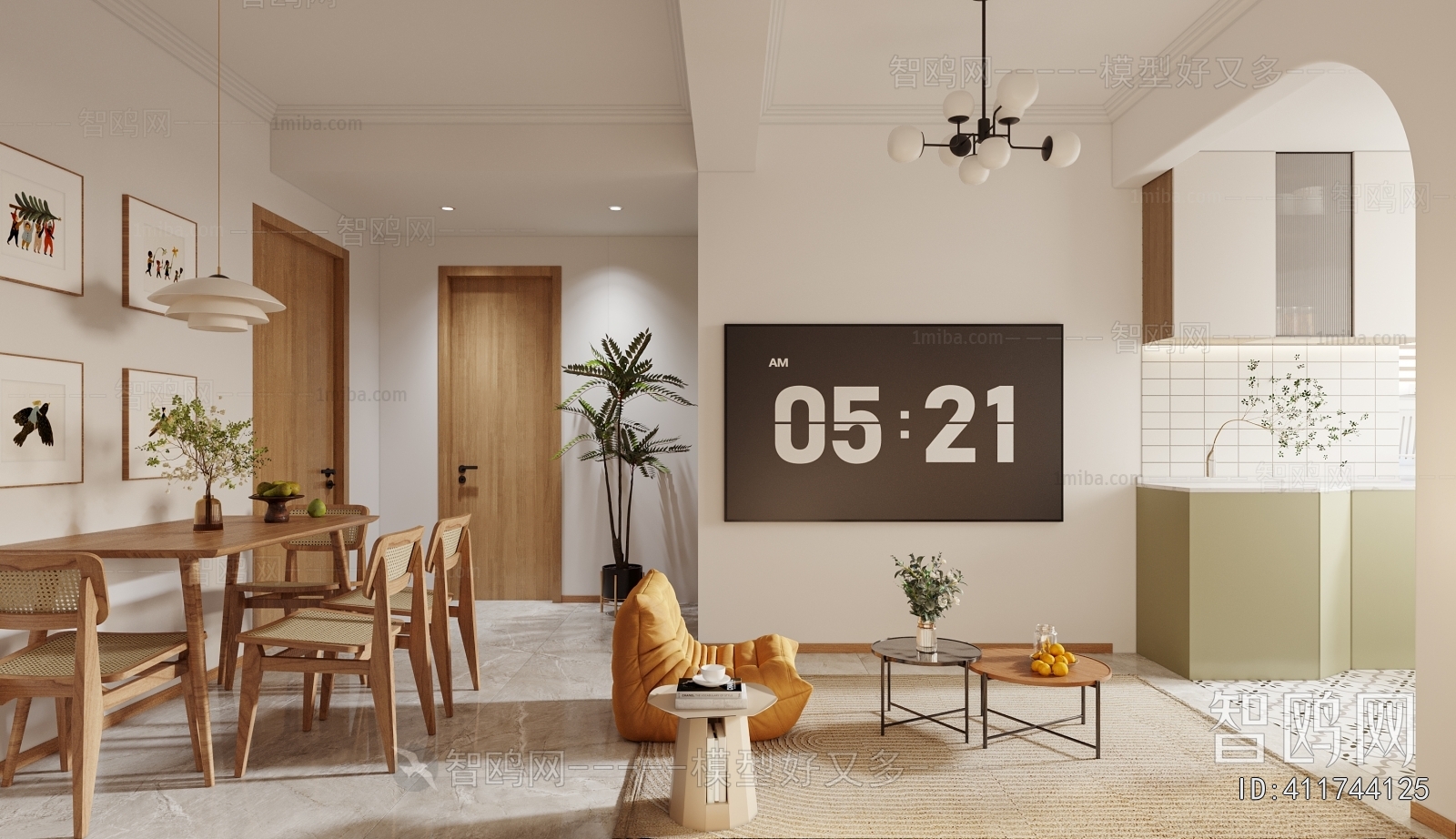 Nordic Style A Living Room