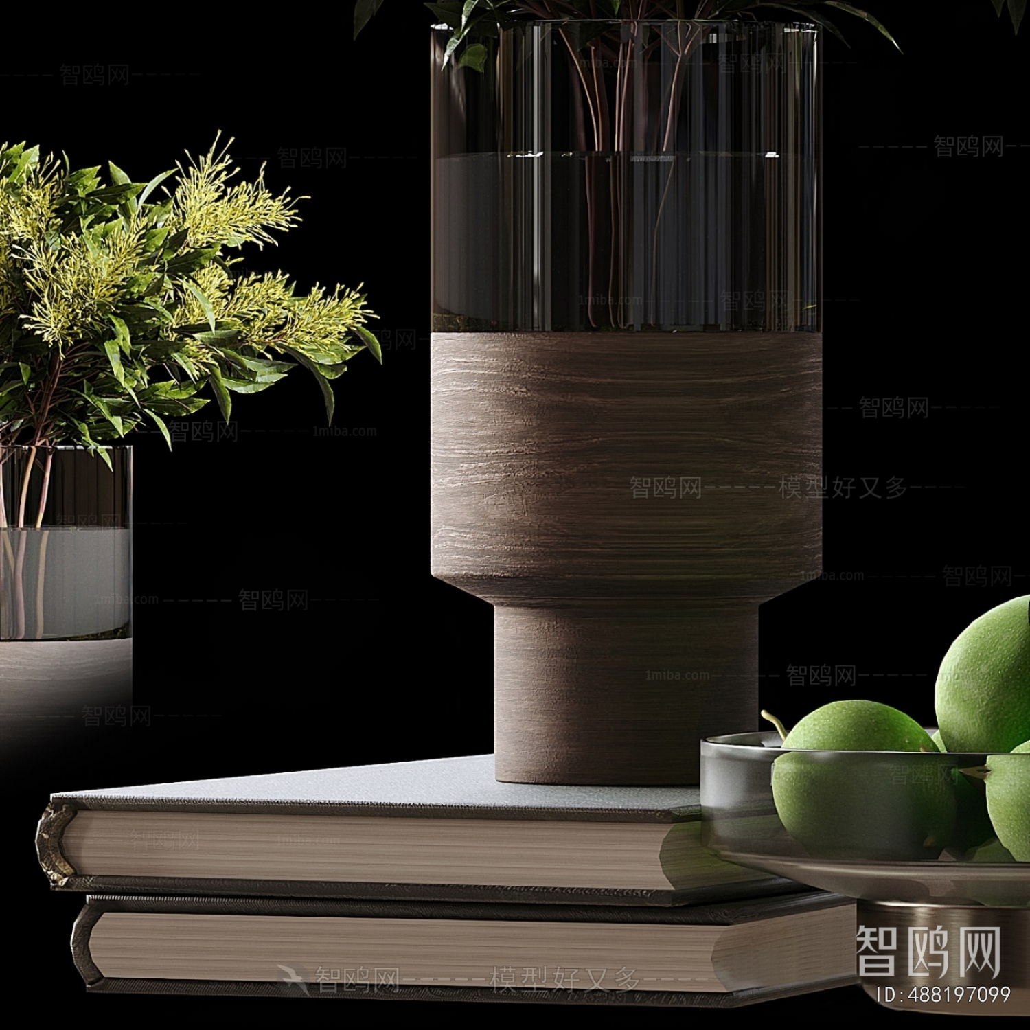 Modern Aquatic Green Plant