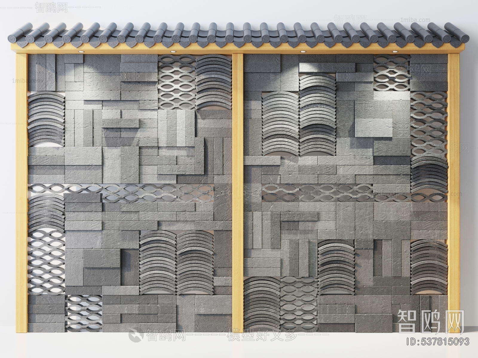 New Chinese Style Landscape Wall