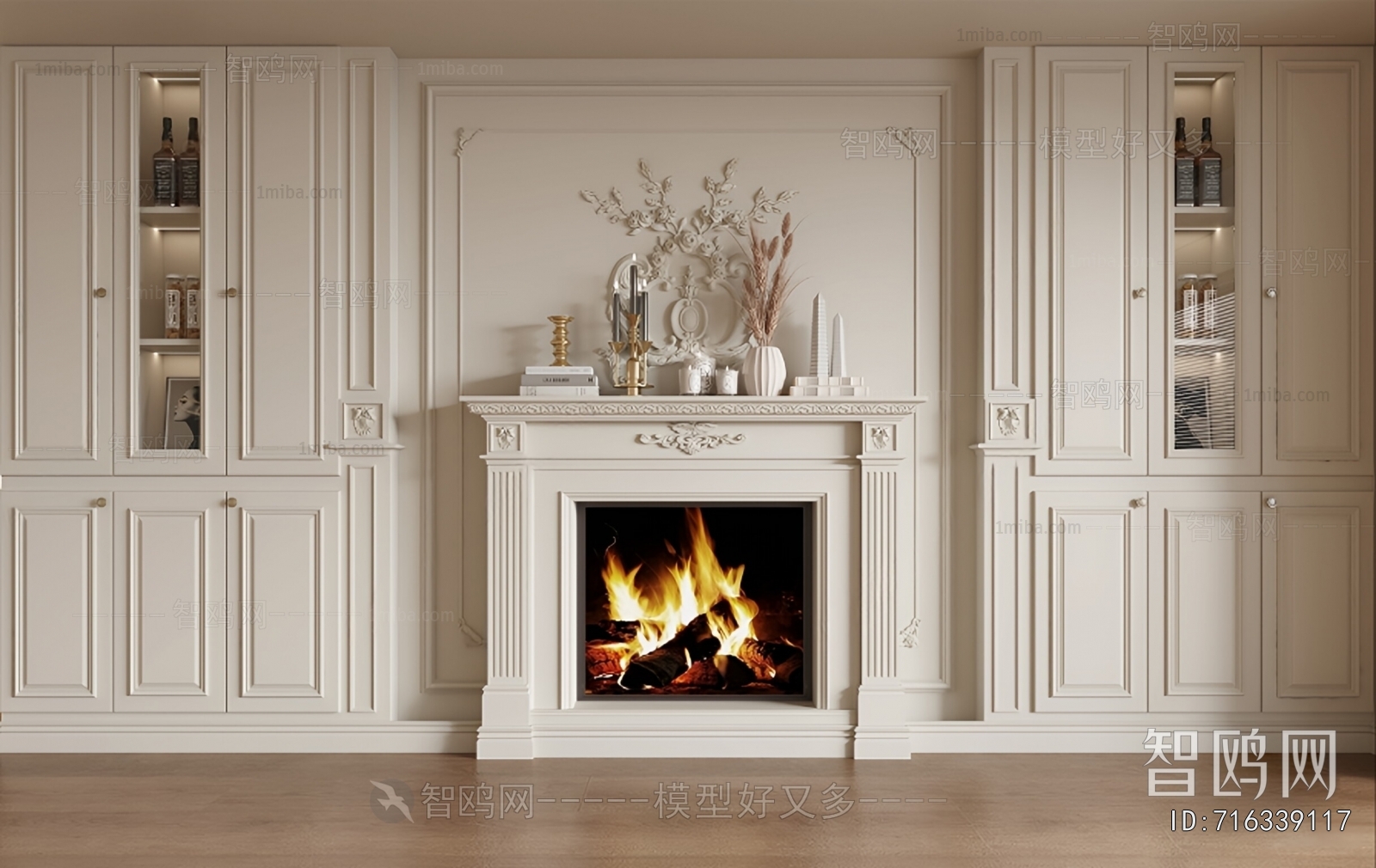 French Style Fireplace