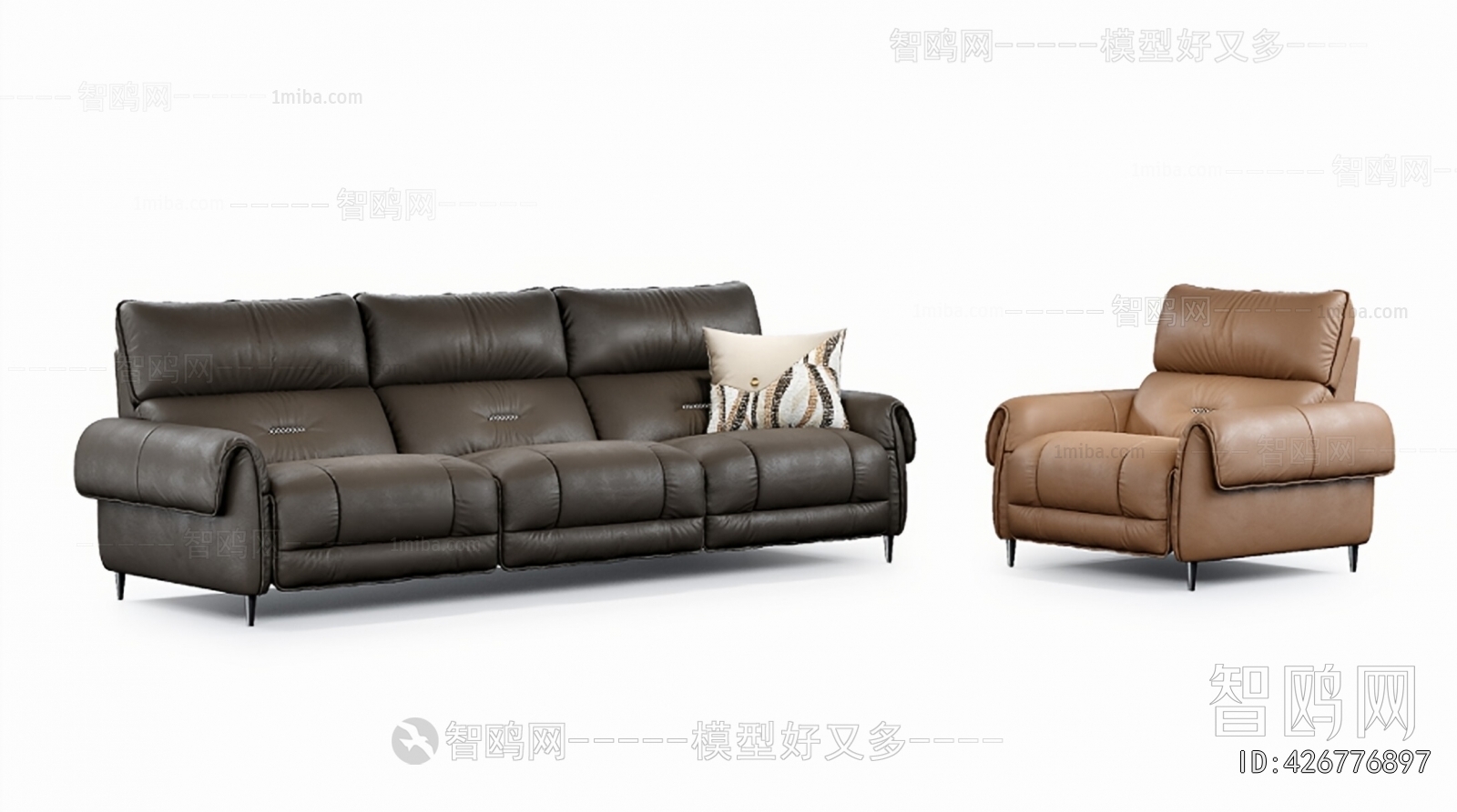 Modern Three-seat Sofa