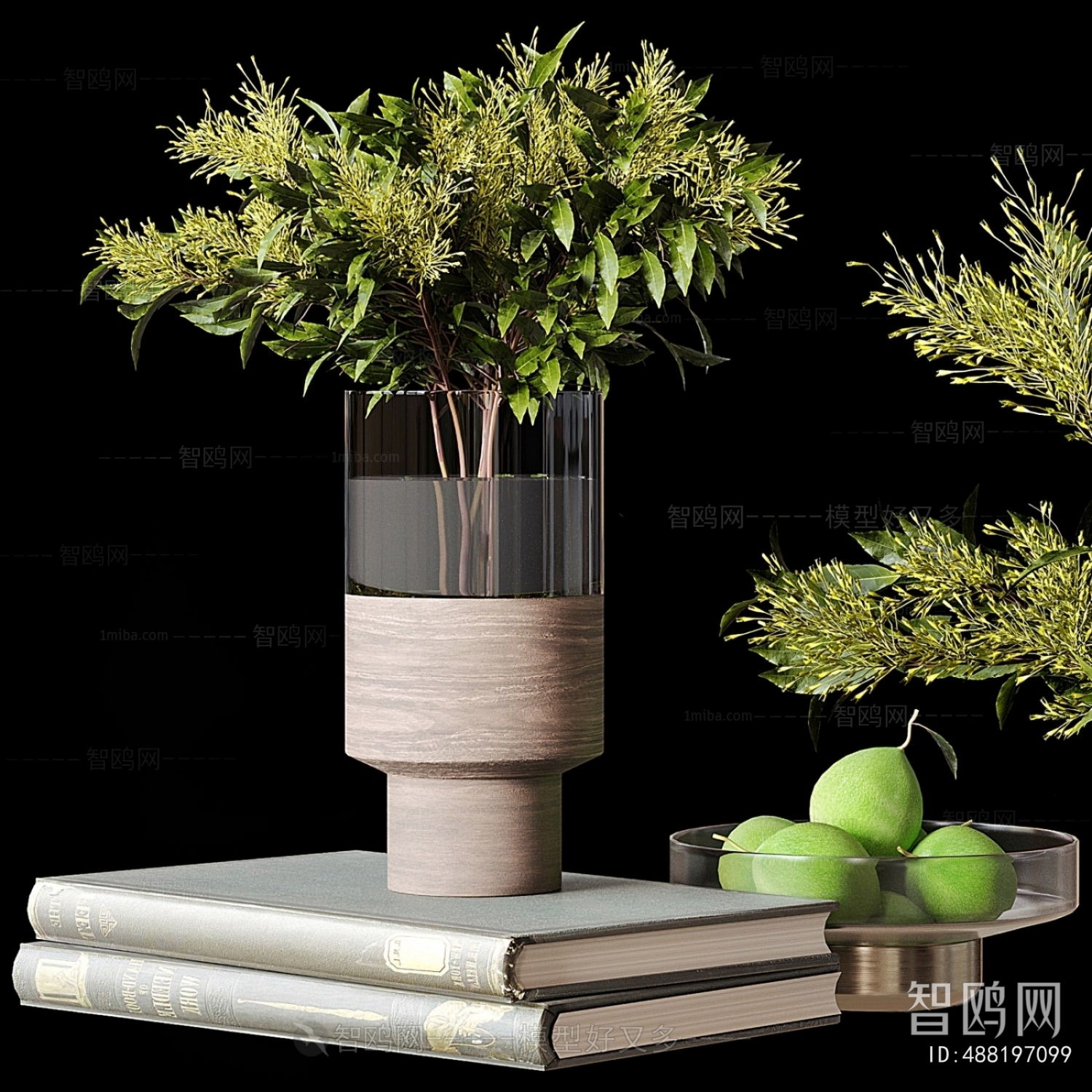 Modern Aquatic Green Plant