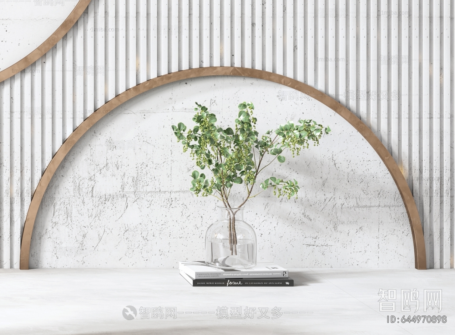 Modern Ground Green Plant Potted Plants