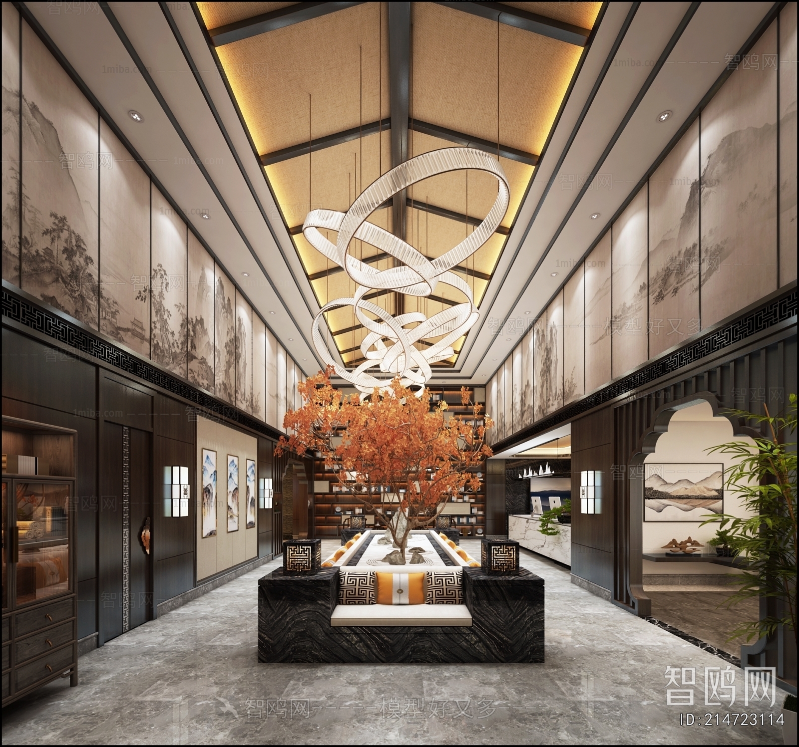 New Chinese Style Lobby Hall