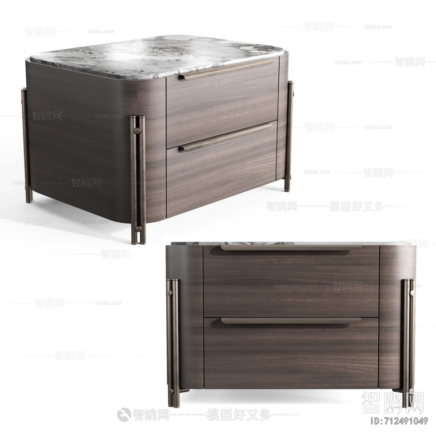 Modern Bedside Cupboard