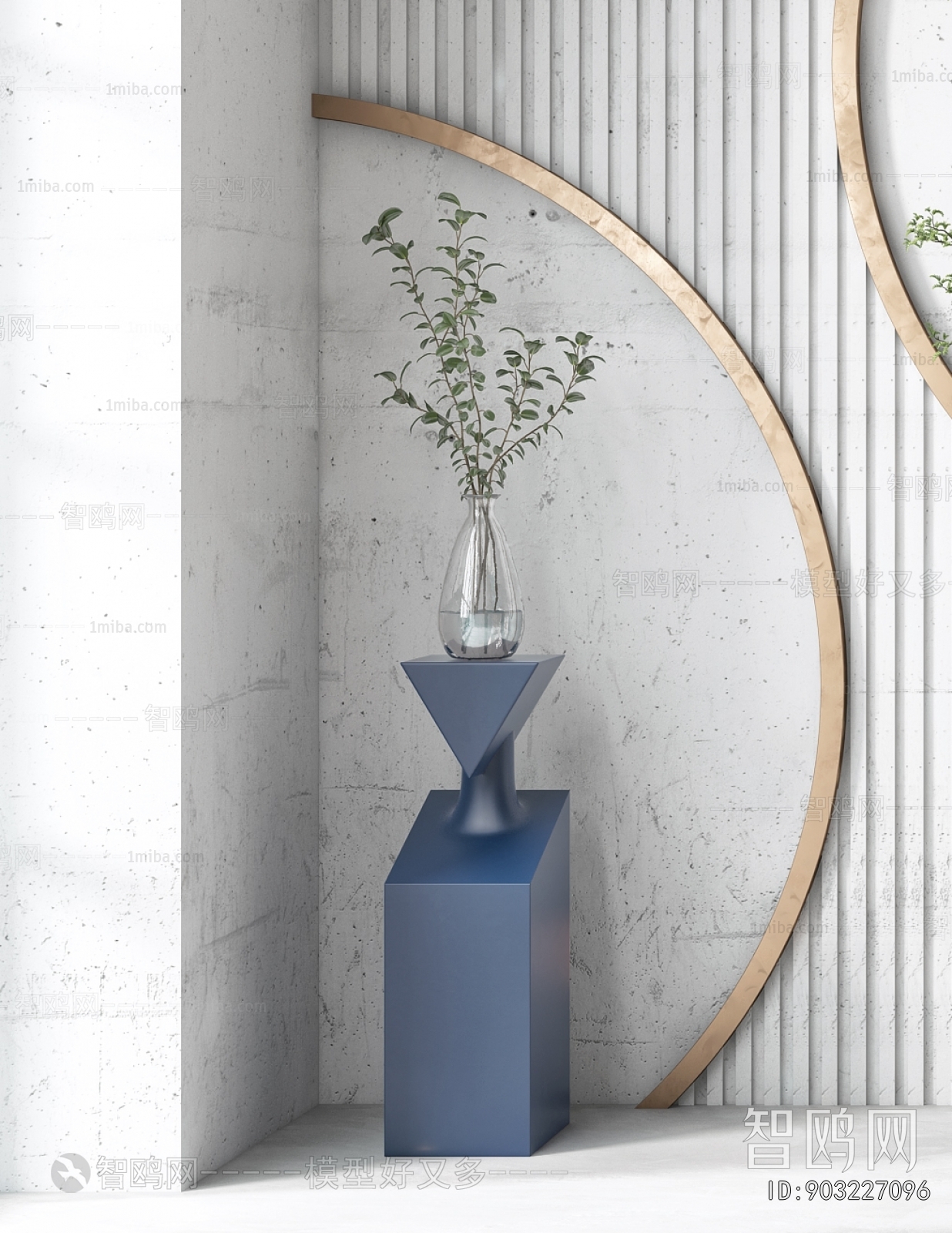 Modern Ground Green Plant Potted Plants