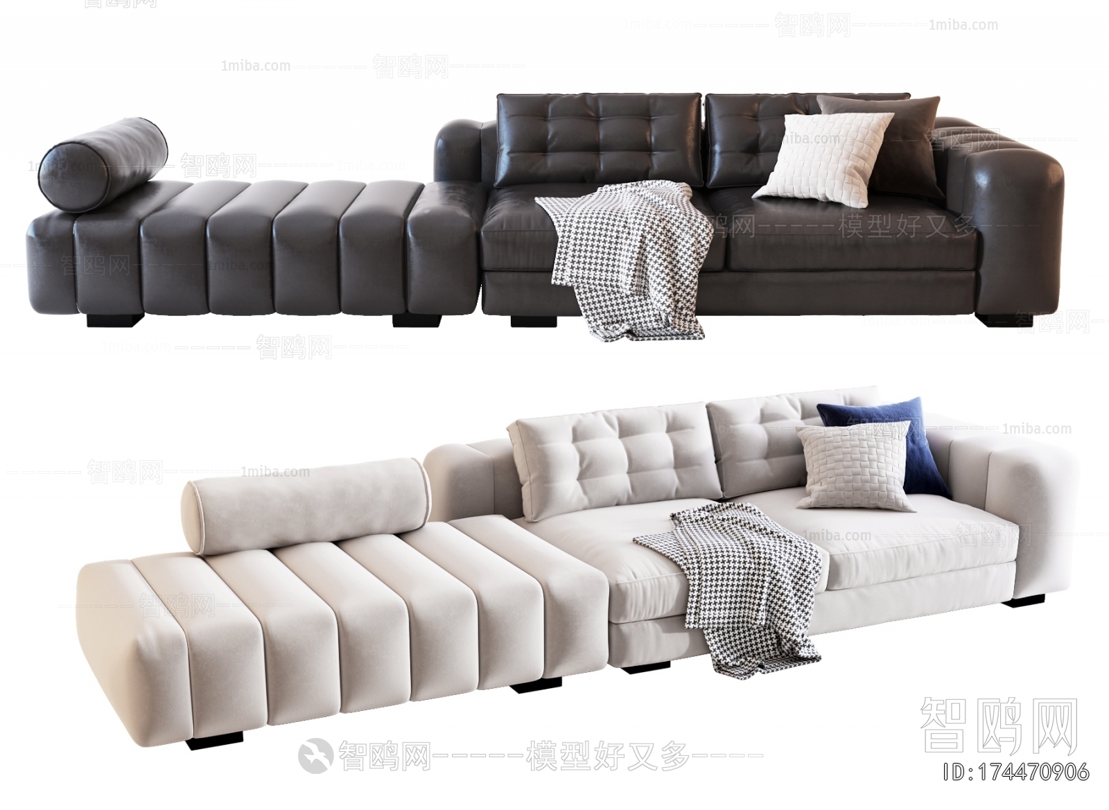 Modern Multi Person Sofa
