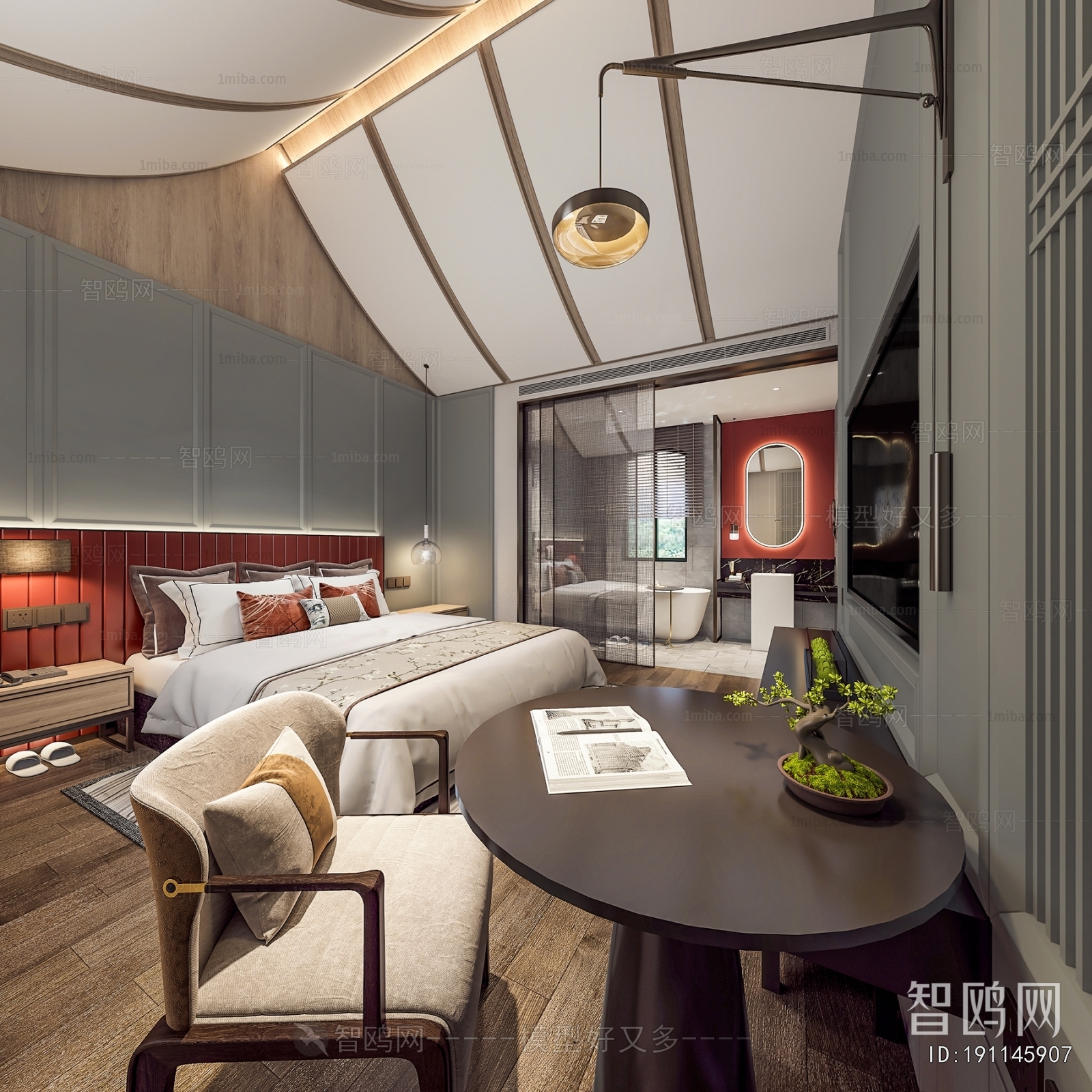 New Chinese Style Guest Room