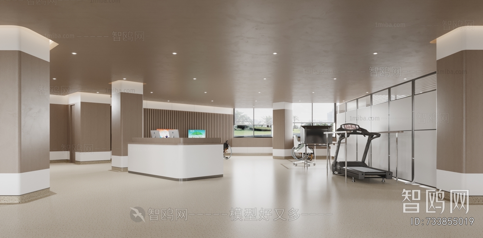 Modern Hospital Hall