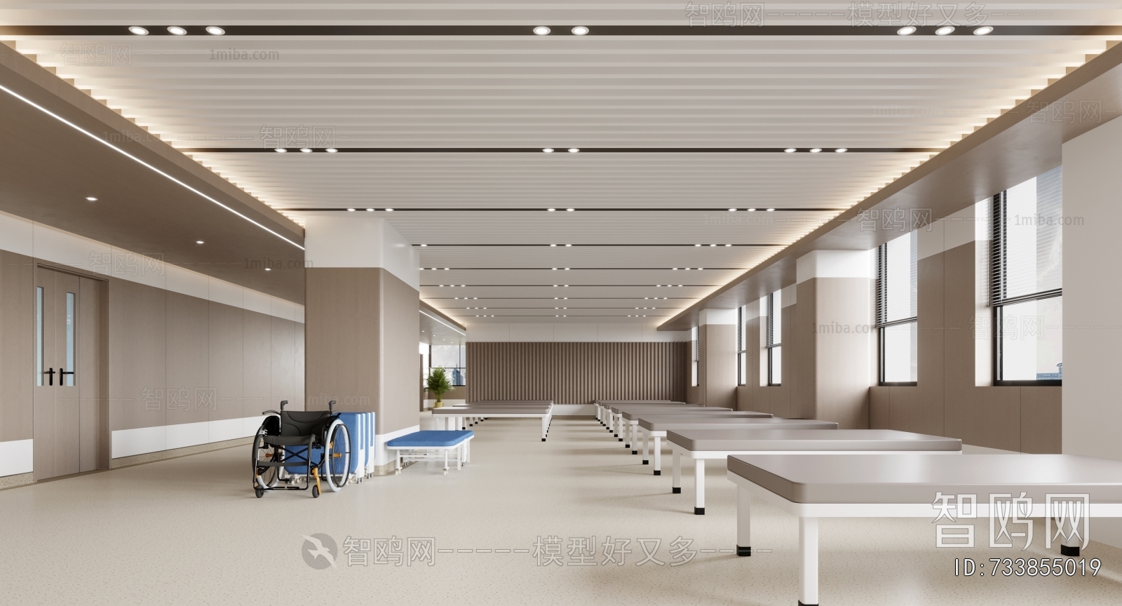 Modern Hospital Hall