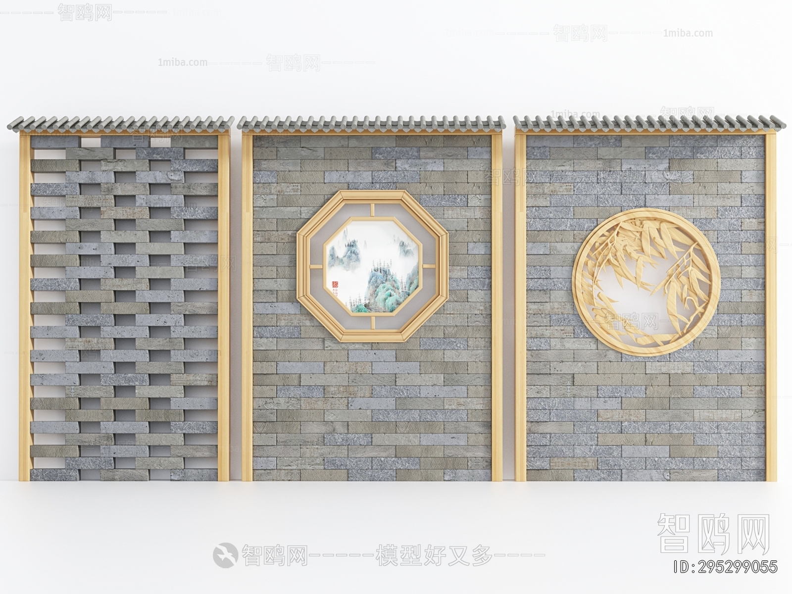 New Chinese Style Landscape Wall