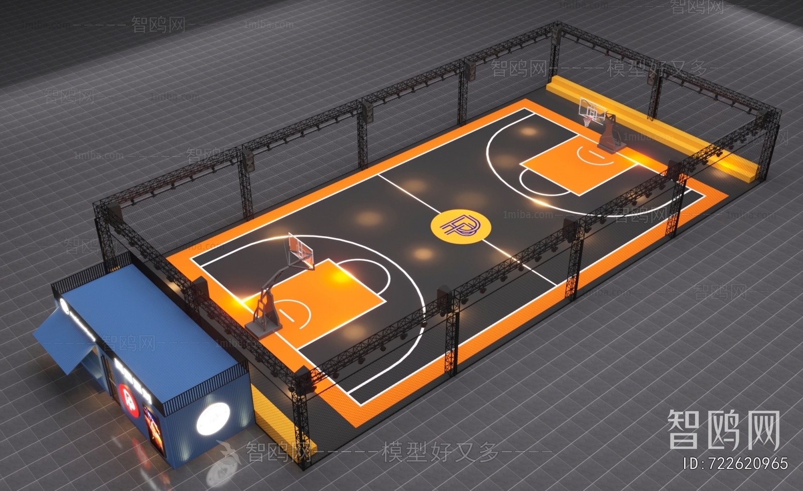 Modern Basketball Arena