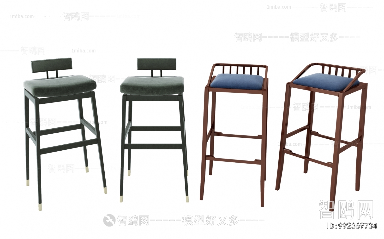 New Chinese Style Bar Chair