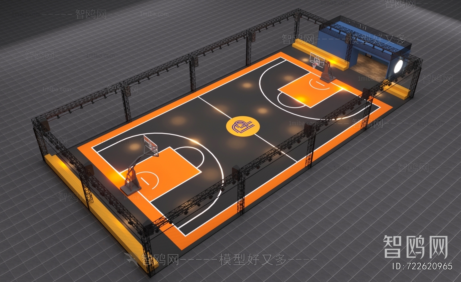 Modern Basketball Arena