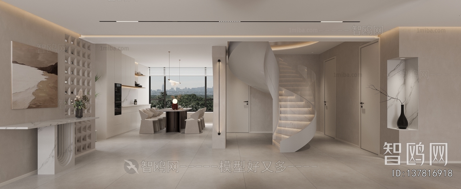 Modern Hallway