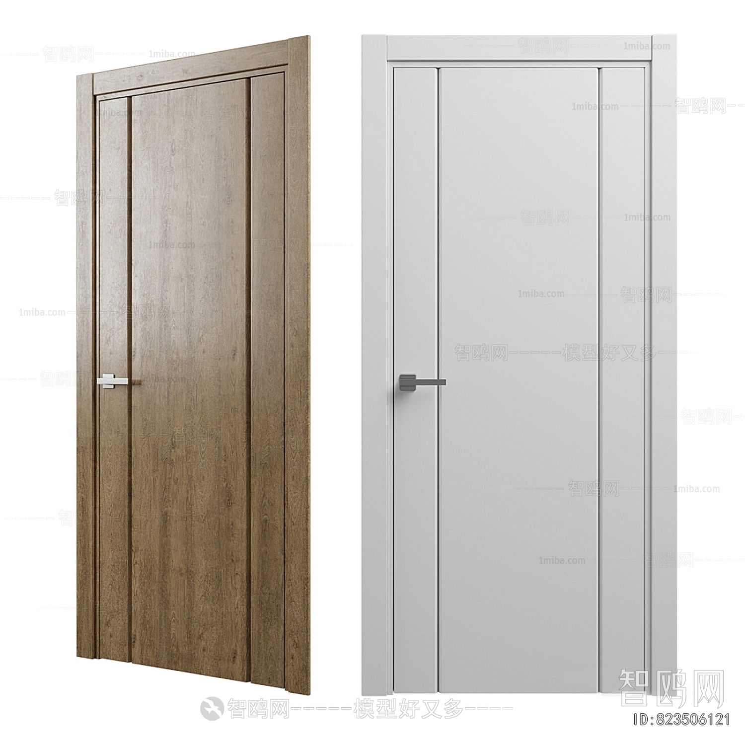 Modern Single Door