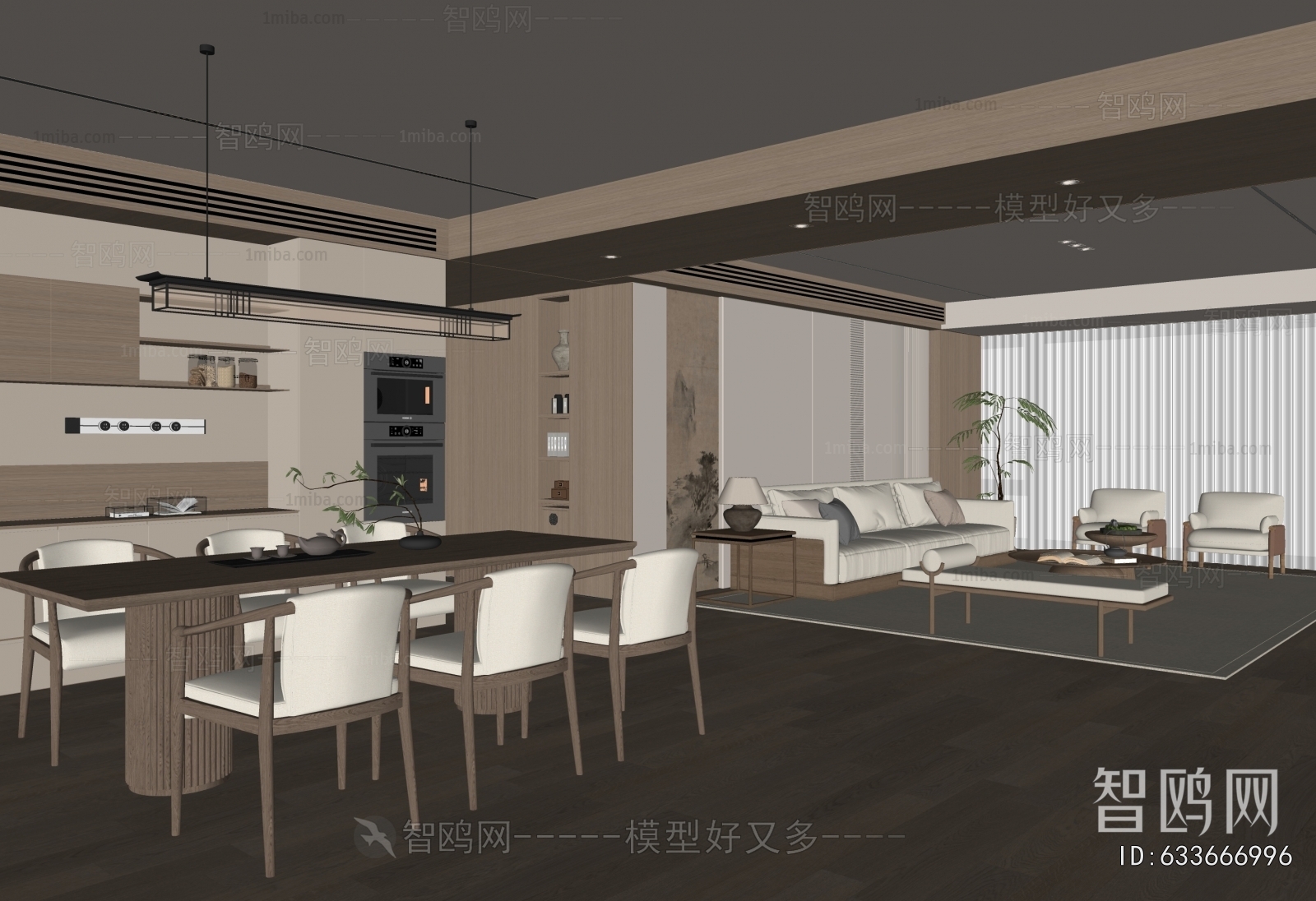 New Chinese Style Dining Room