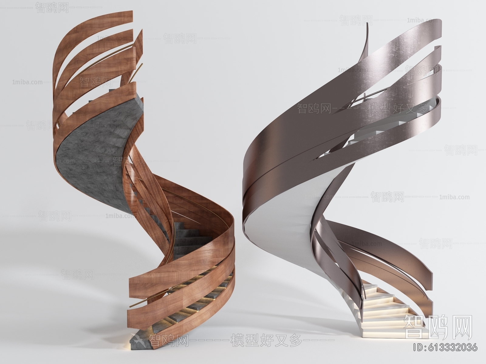 Modern Rotating Staircase