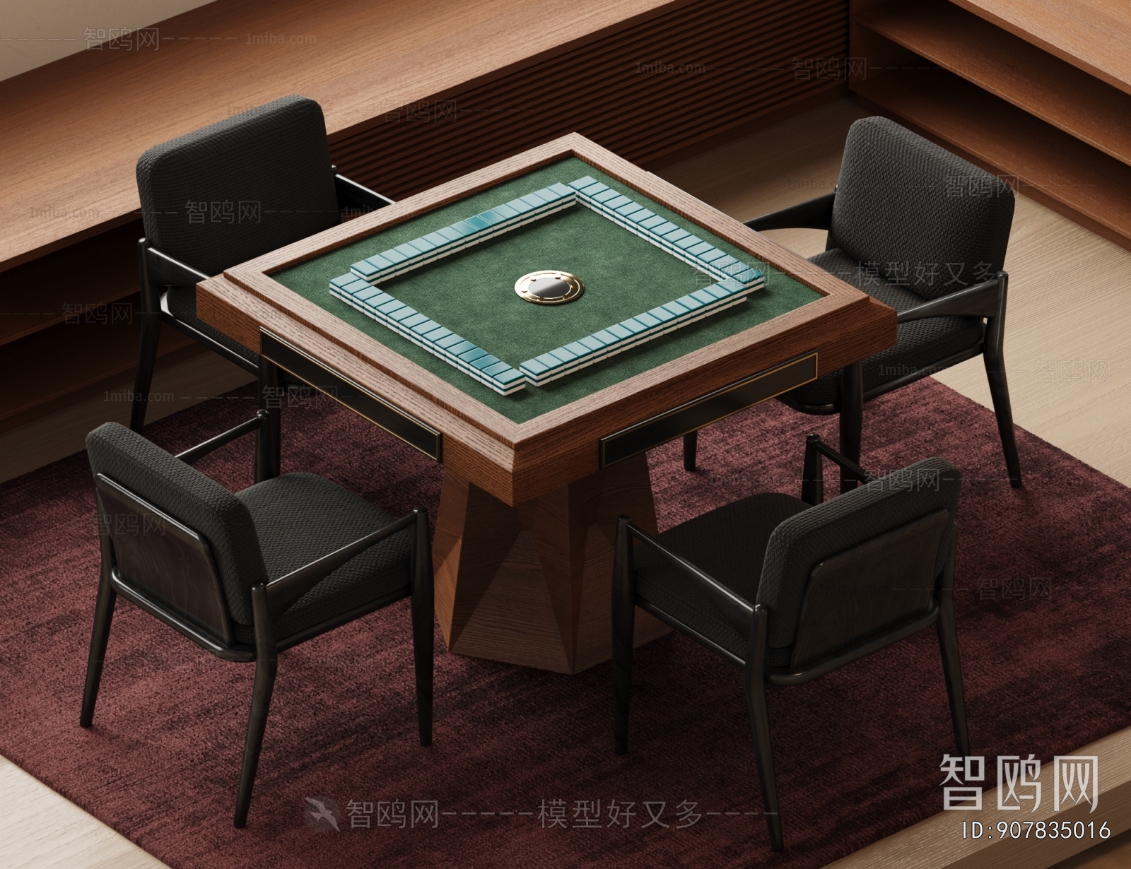 Modern Mahjong Tables And Chairs