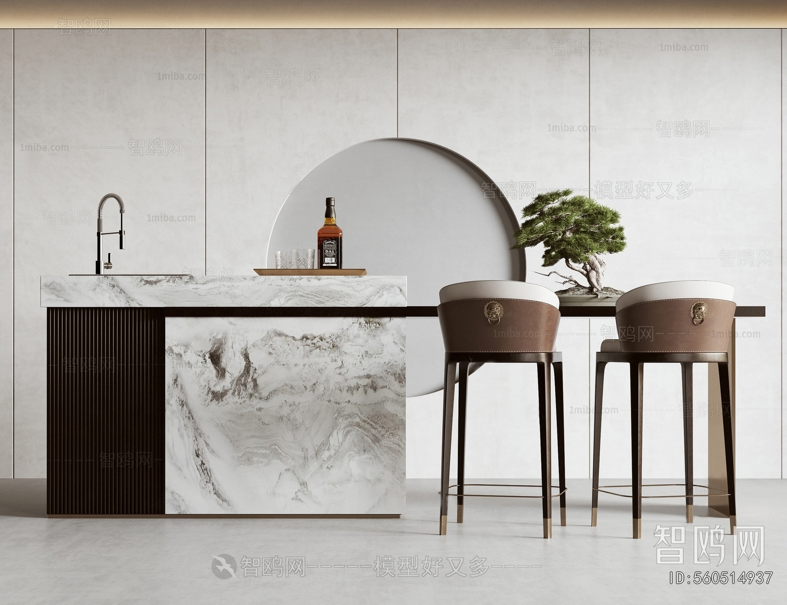 New Chinese Style Counter Bar