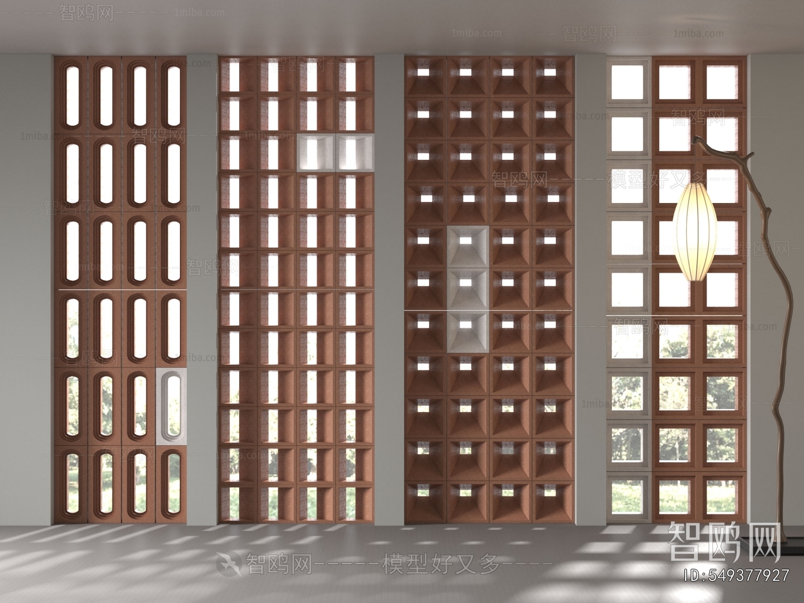 Modern Cement Brick Screen Partition