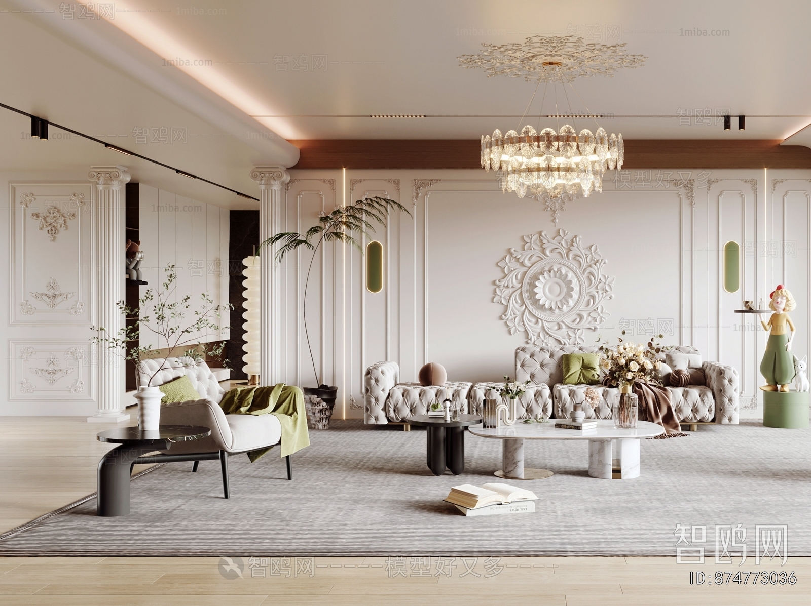 French Style A Living Room