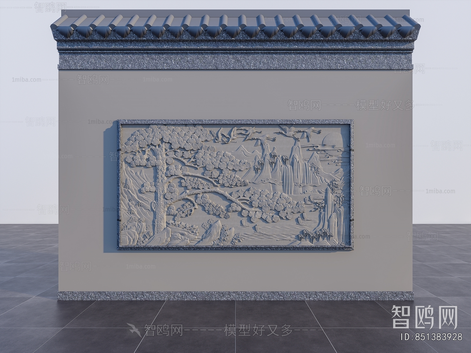 Chinese Style Landscape Wall