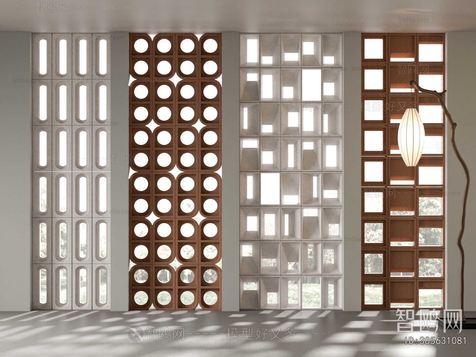 Modern Cement Brick Screen Partition