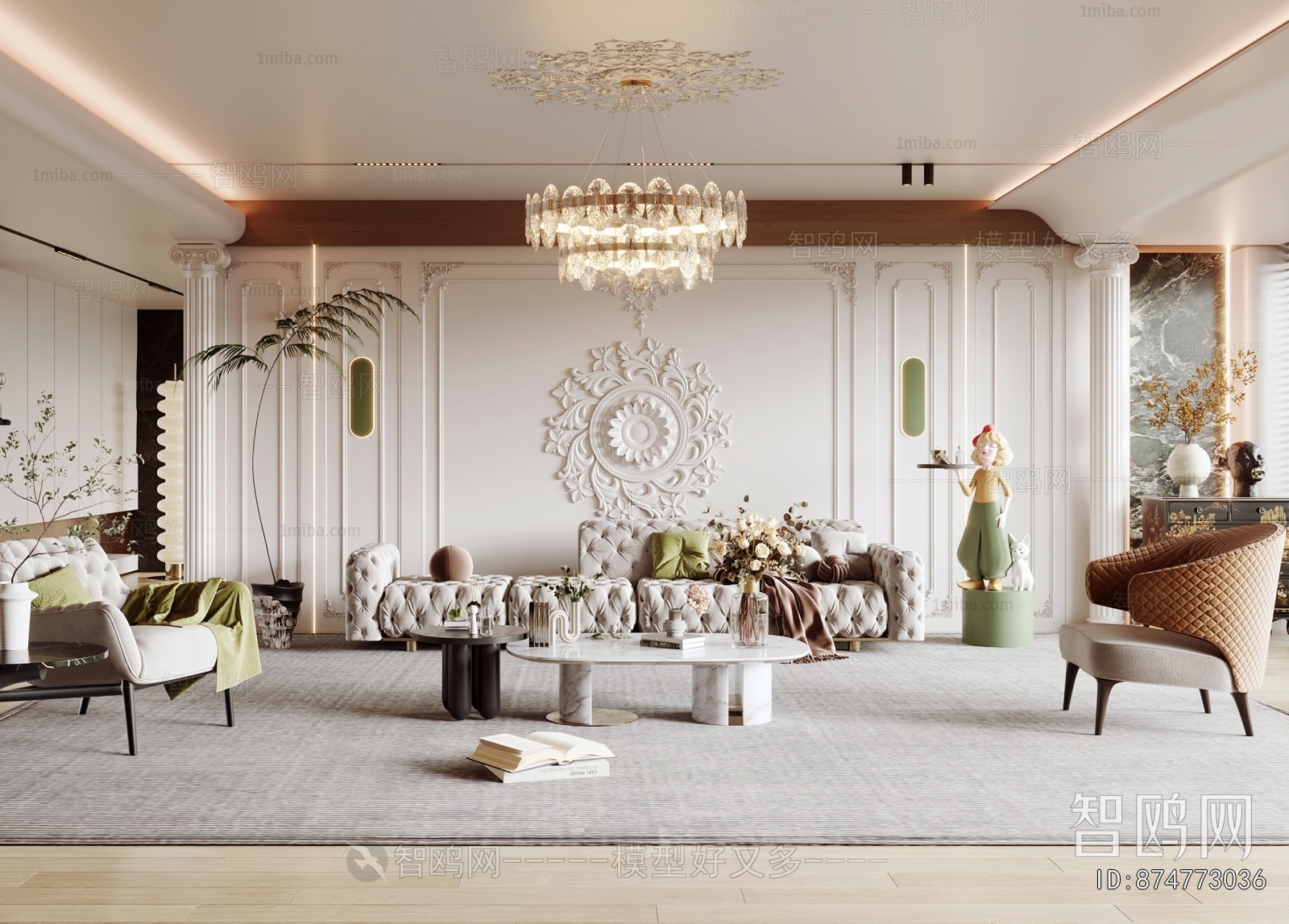 French Style A Living Room