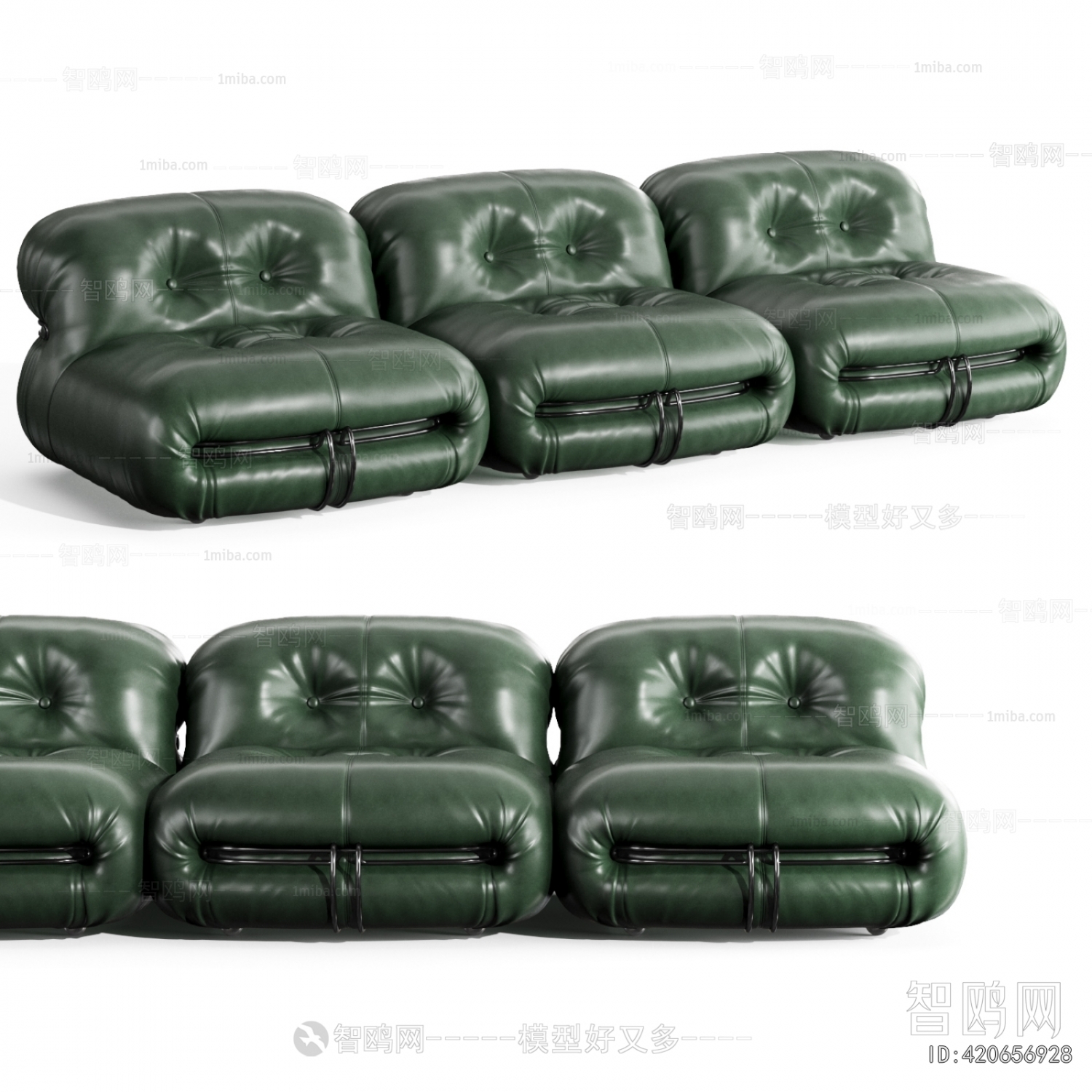 Modern Three-seat Sofa