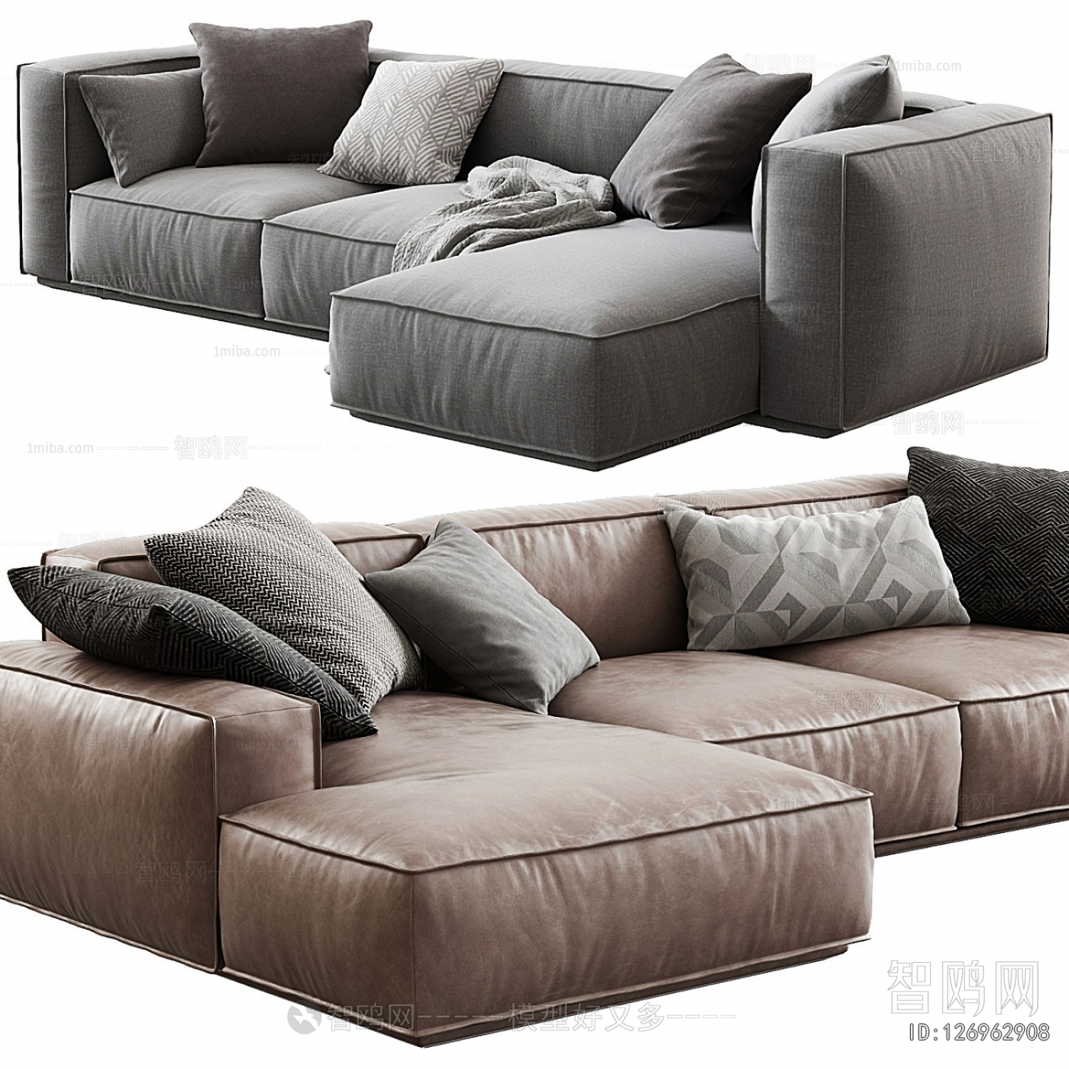 Modern Multi Person Sofa