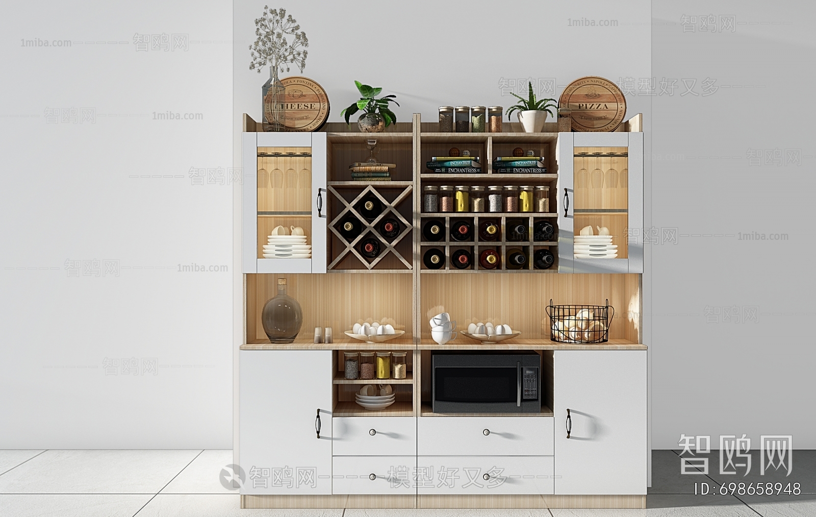 Nordic Style Wine Cabinet