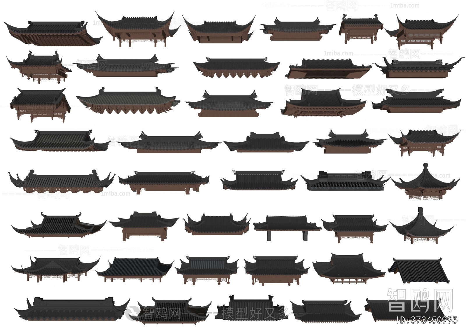 Chinese Style Building Component