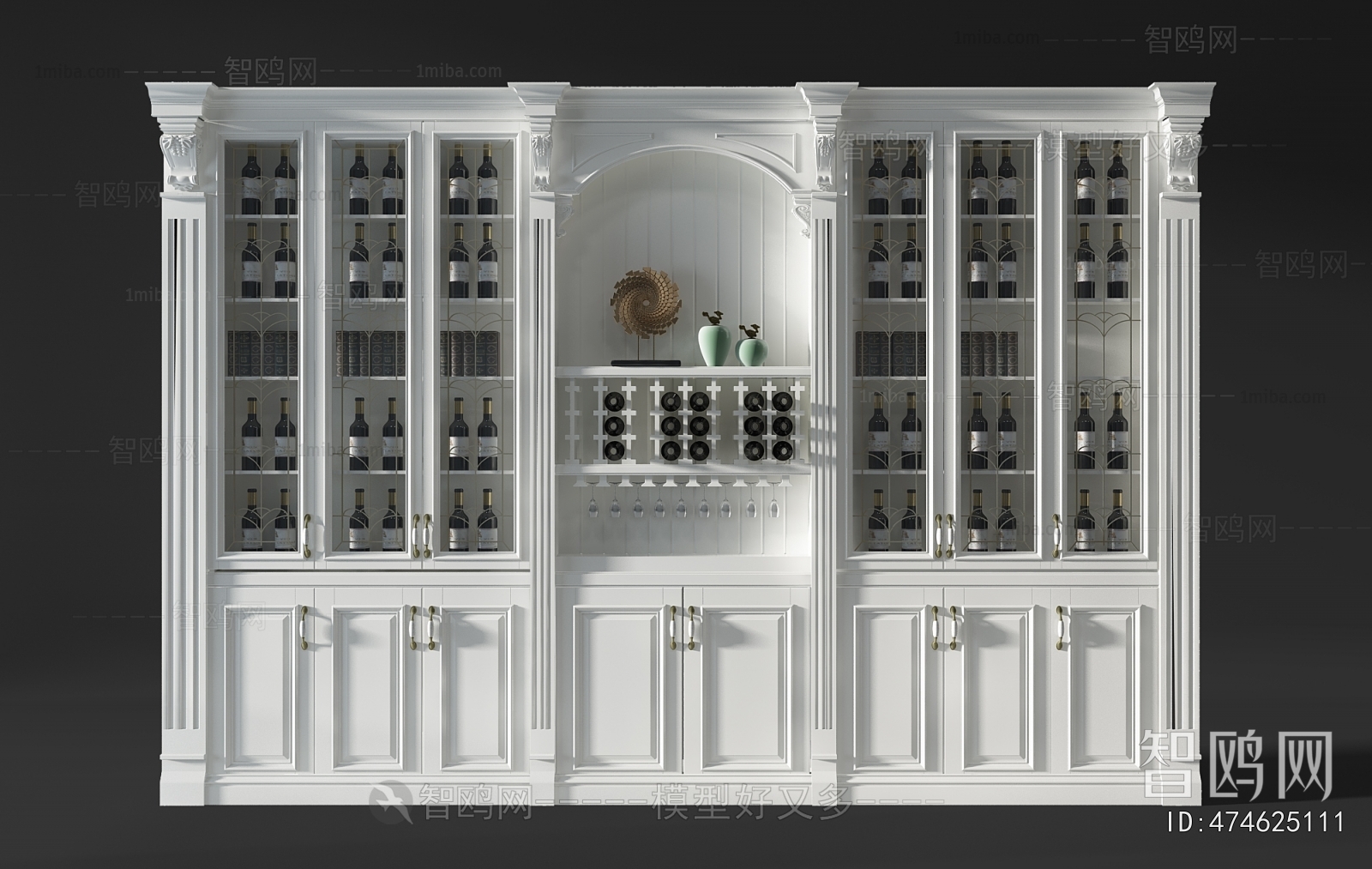 European Style Wine Cabinet