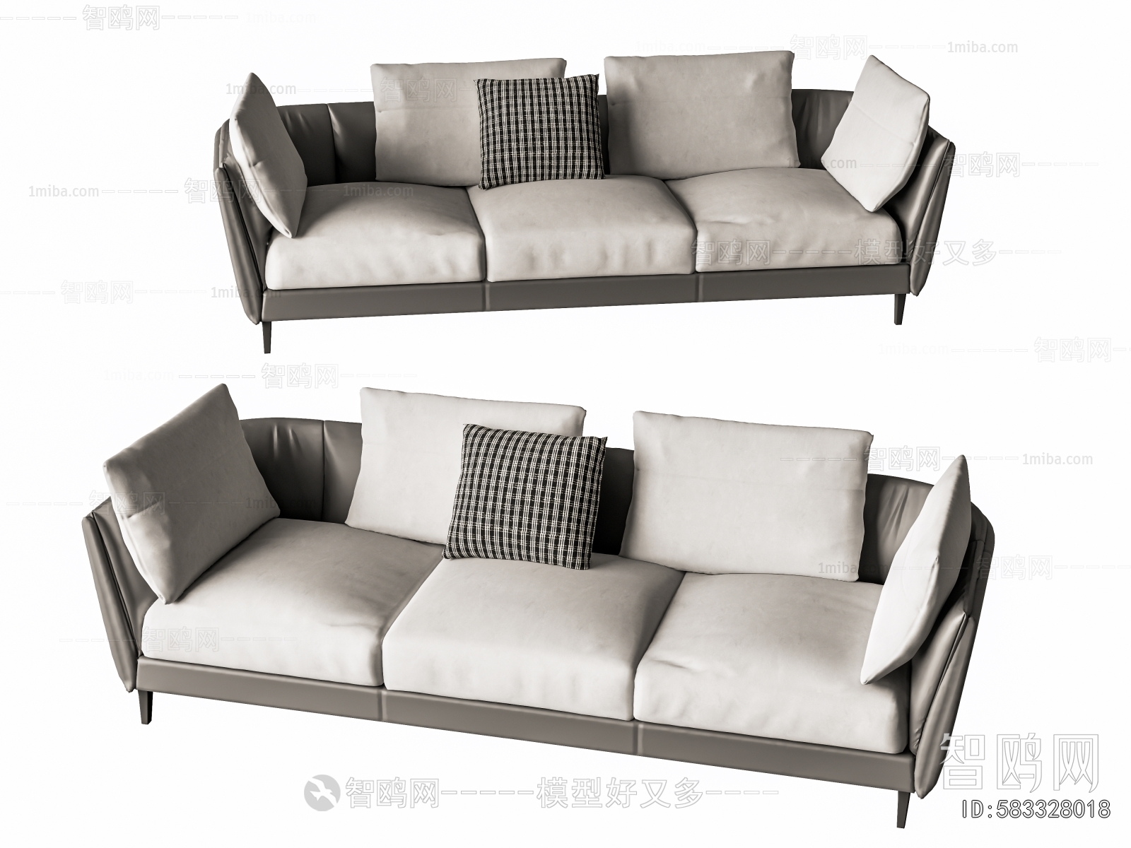 Modern Three-seat Sofa