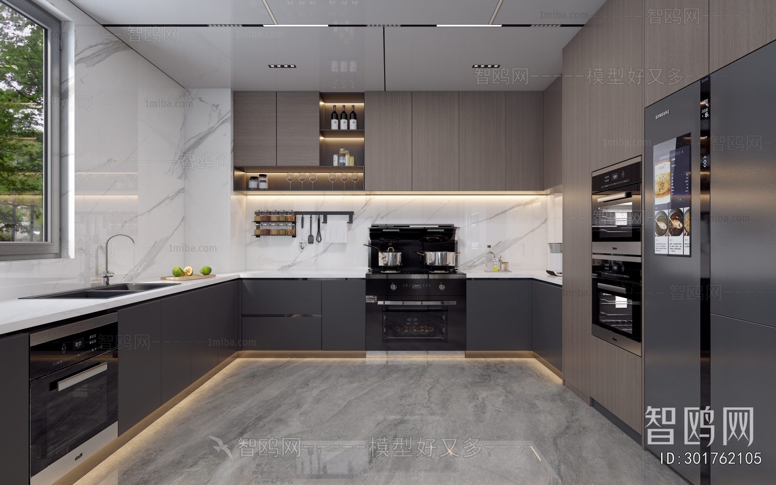 Modern The Kitchen