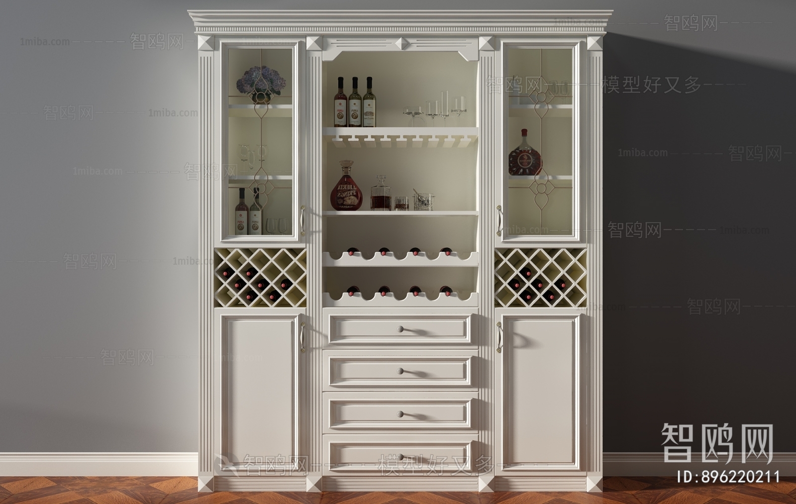 European Style Wine Cabinet