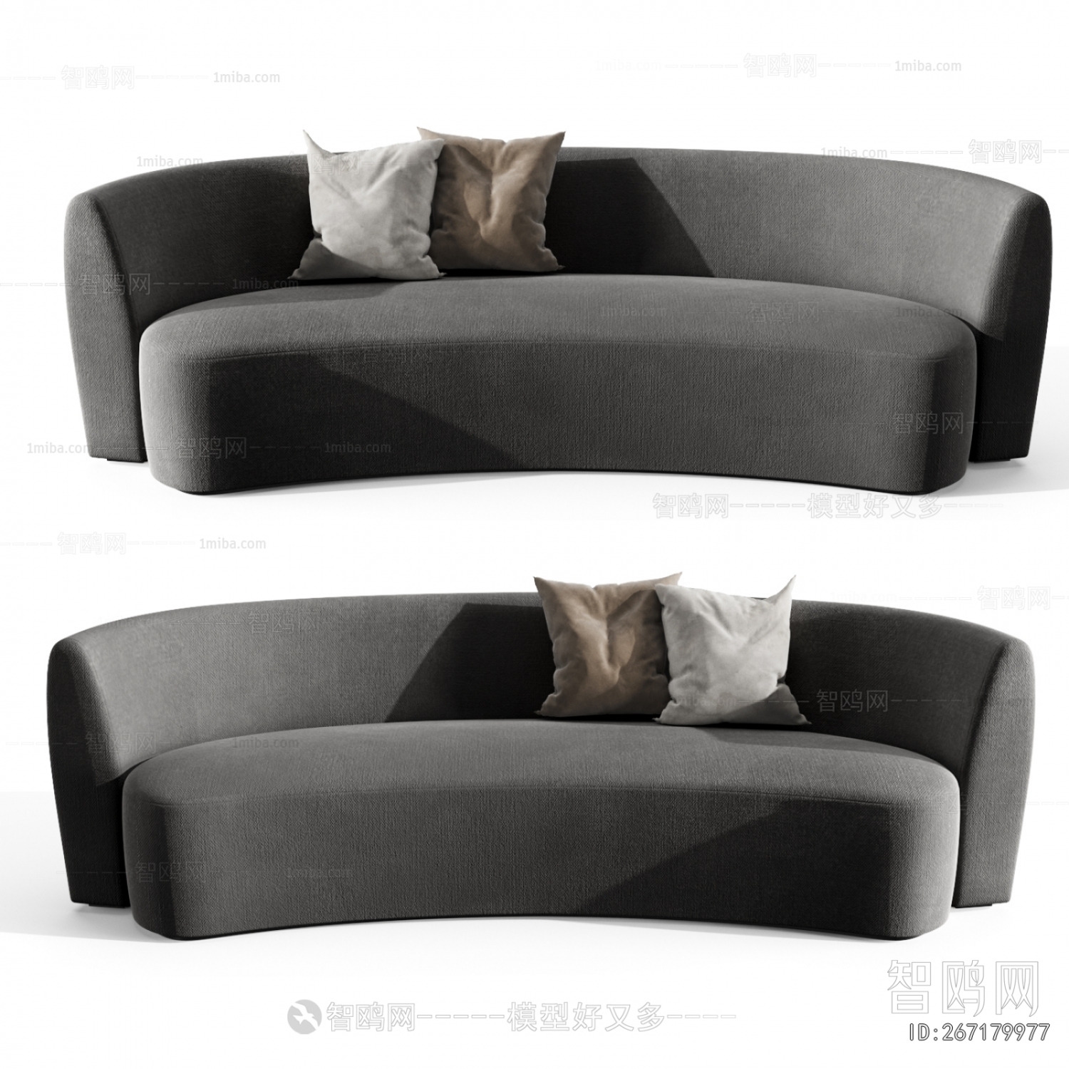 Modern Curved Sofa