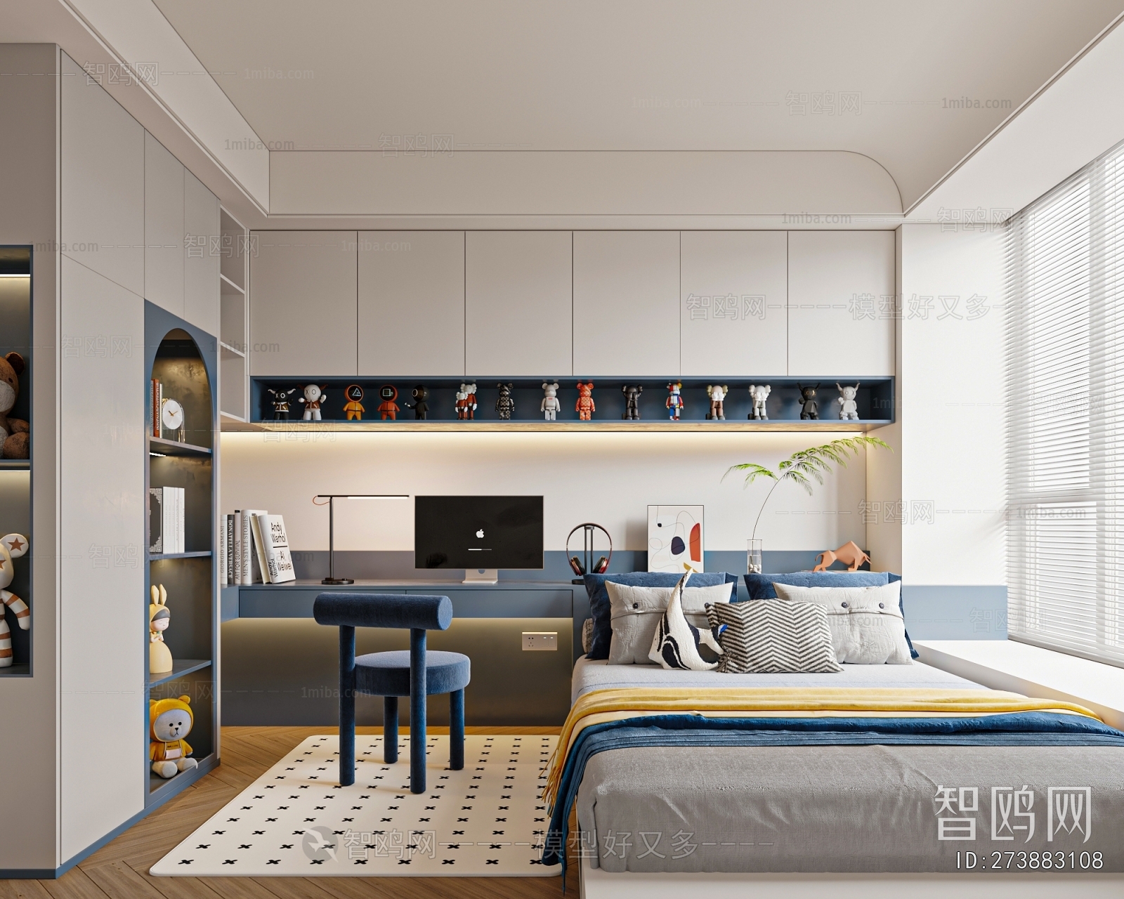 Modern Boy's Room And Son's Room