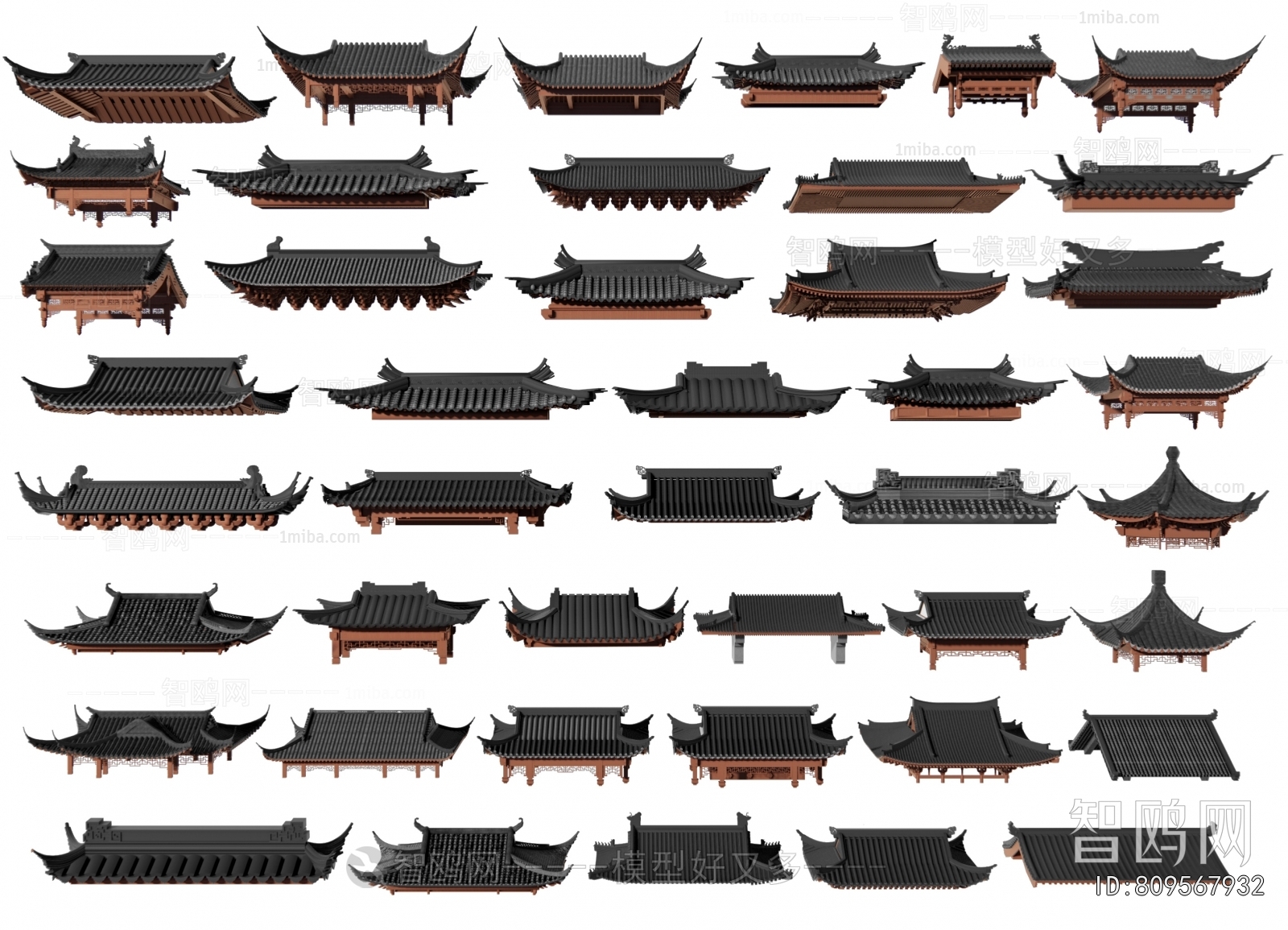 Chinese Style Building Component