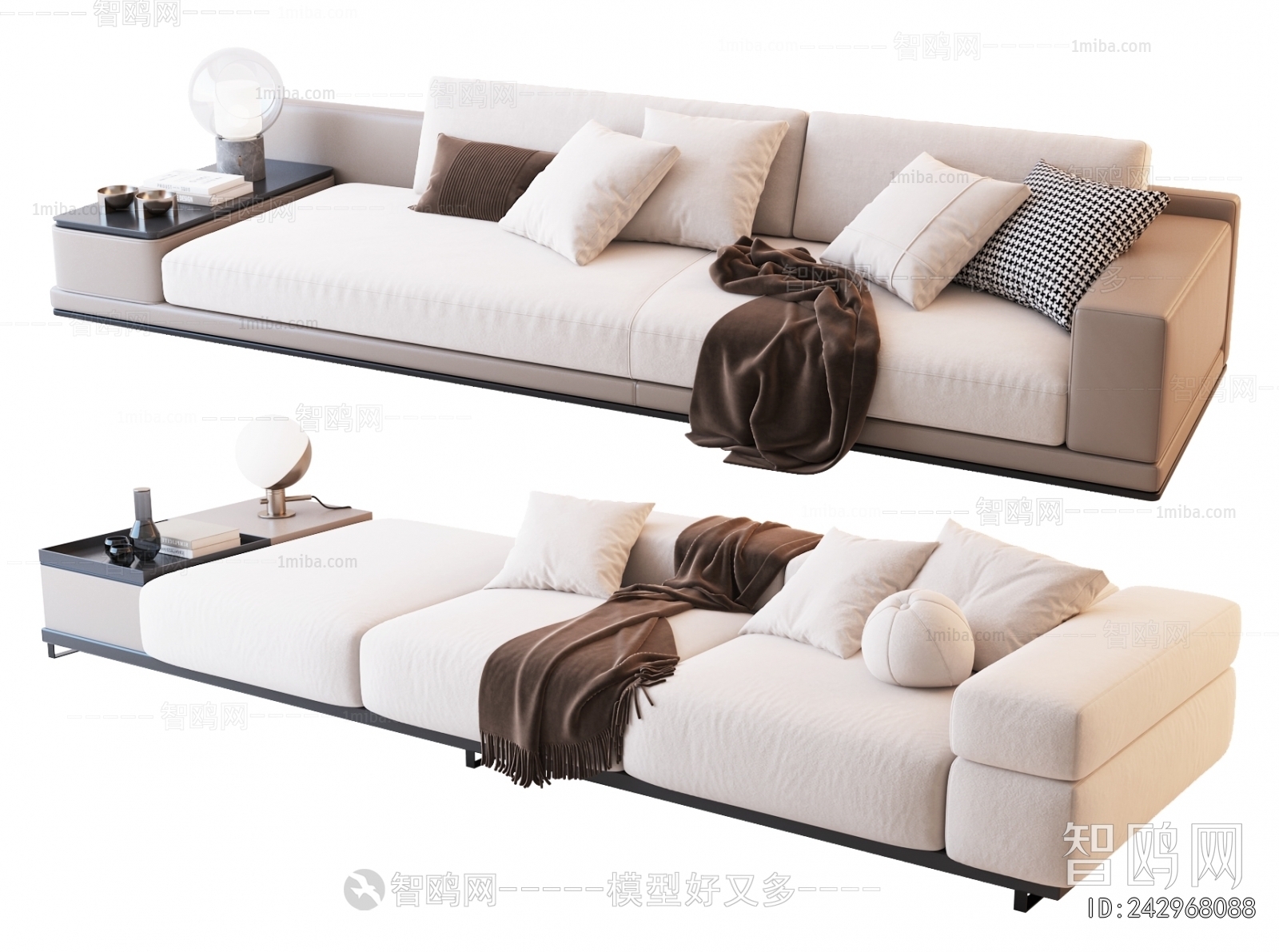 Modern Multi Person Sofa