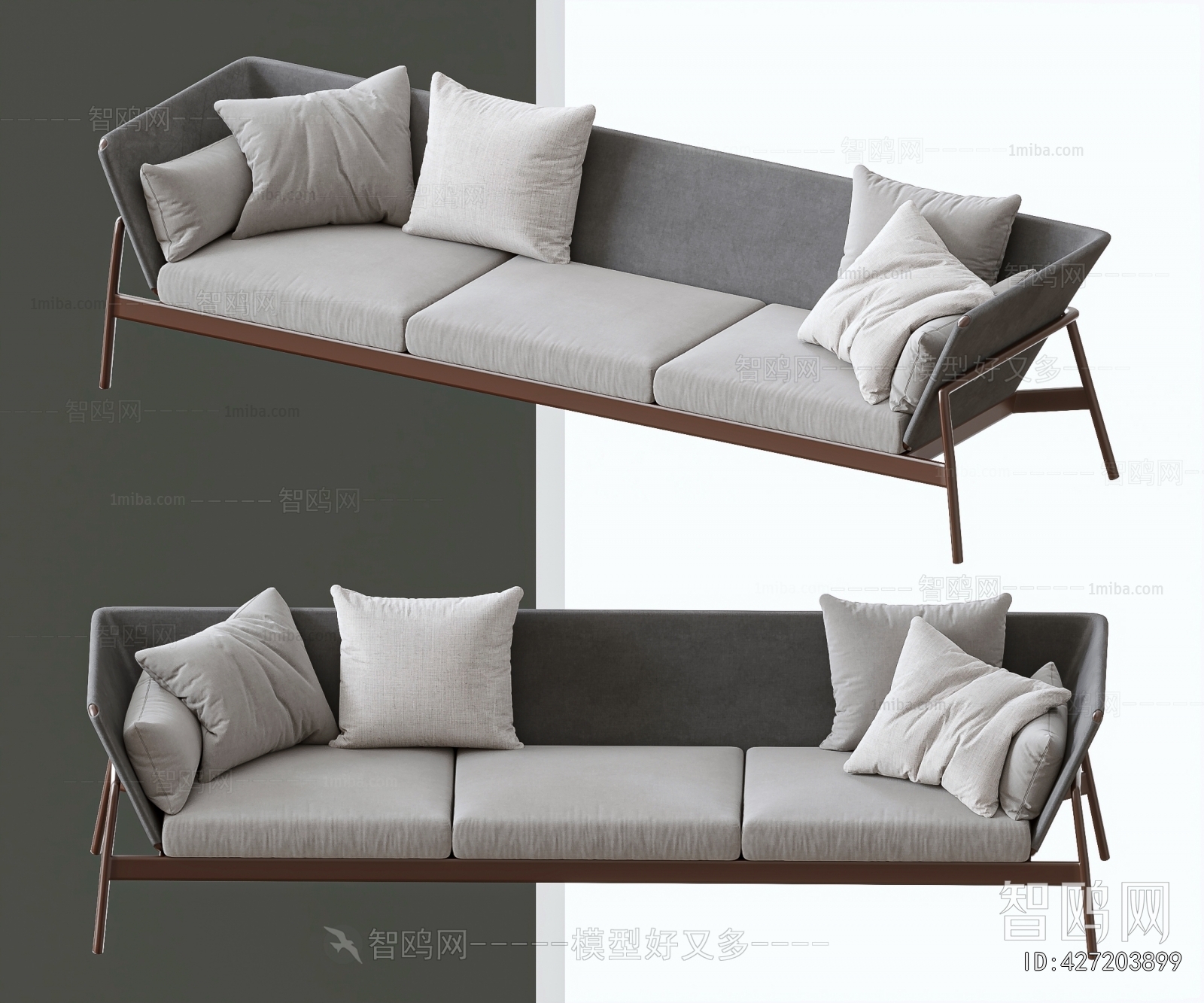 Modern Three-seat Sofa