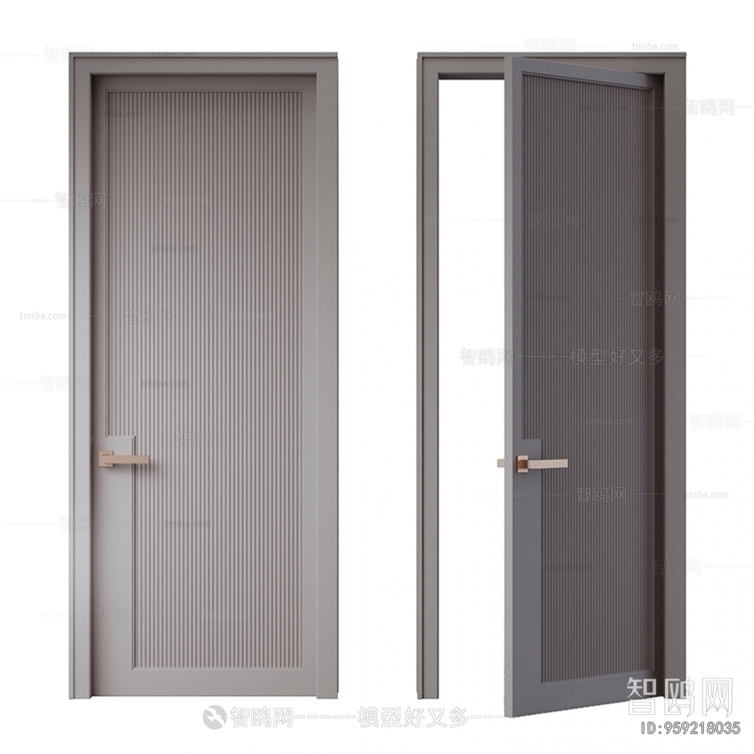 Modern Single Door