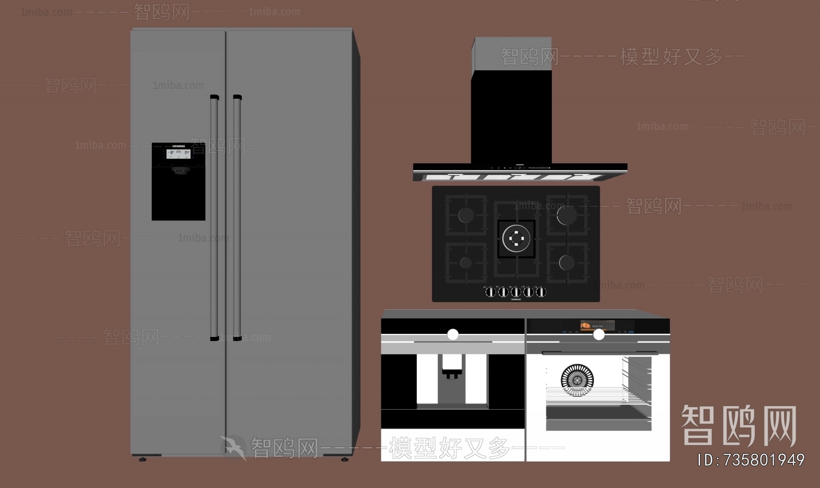 Modern Electric Kitchen Appliances