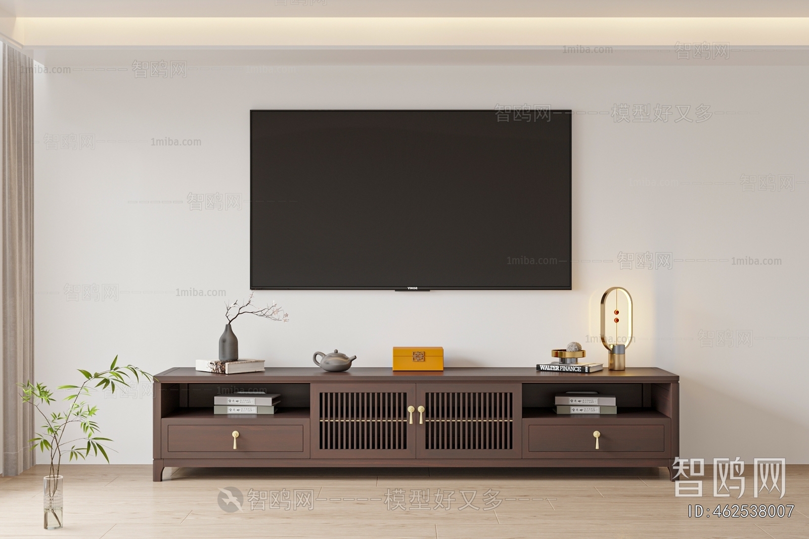 New Chinese Style TV Cabinet