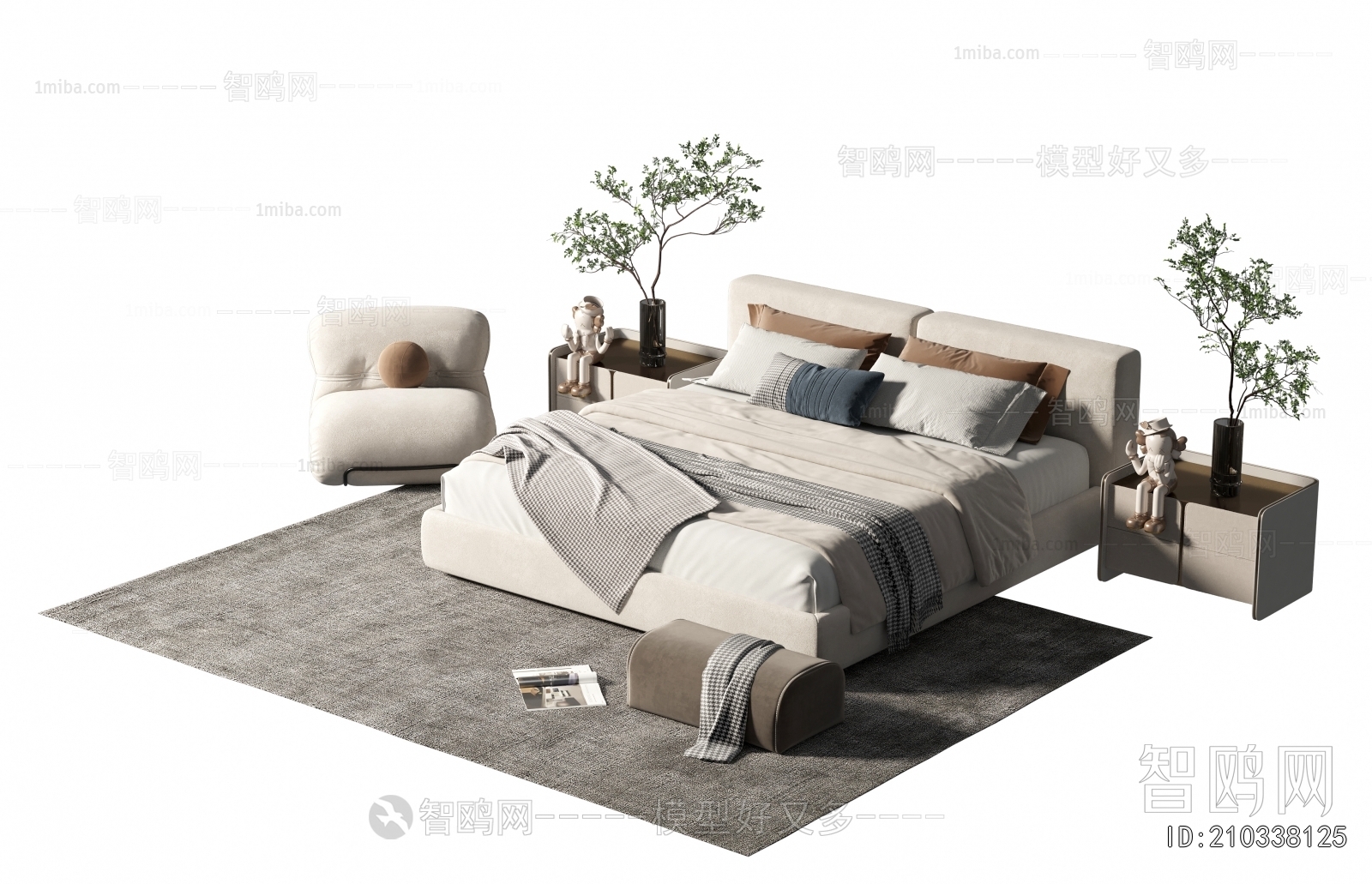 Modern Double Bed
